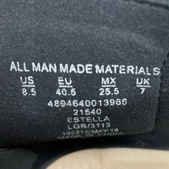 Roebuck & Co Wedge Sandal Peep Toe Bootie  Dark Charcoal Size 8.5 - Picture 10 of 11